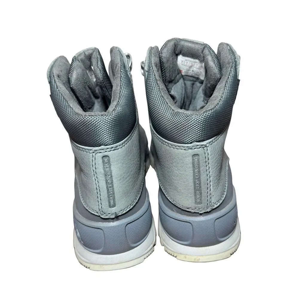 The North Face Men's Gray Leather Boots